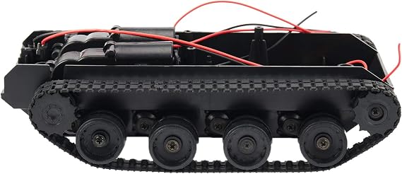 Rc Tank Smart Robot Tank Car Chassis Kit Rubber Crawler For 130 Motor Diy Robot Toys For Children