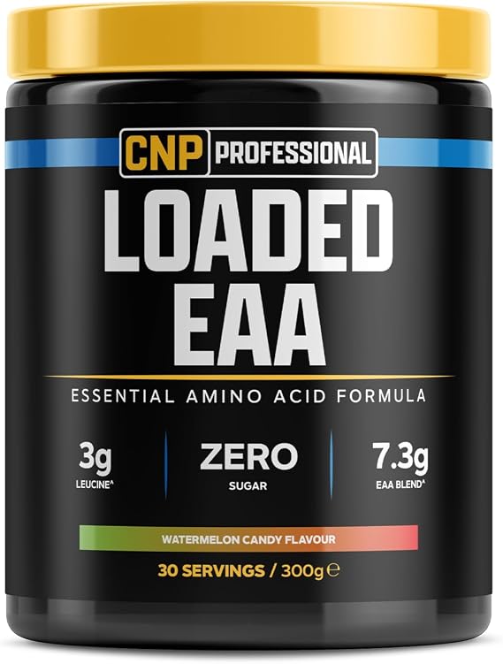 CNP Professional Loaded EAA, Essential Amino Acid Formula, BCAAs, Muscle Repair & Recovery Powder, 30 Servings, (Watermelon Candy, 300g)