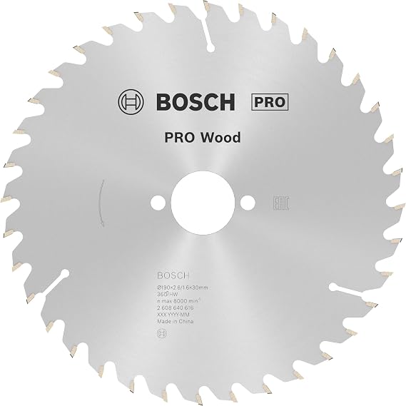 Bosch Professional - Optiline Serisi Ahşap için Daire Testere Bıçağı 190 * 30 mm 36 Diş