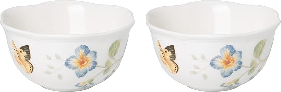 Lenox 890914 Butterfly Meadow 2-Piece Dessert Bowl Set