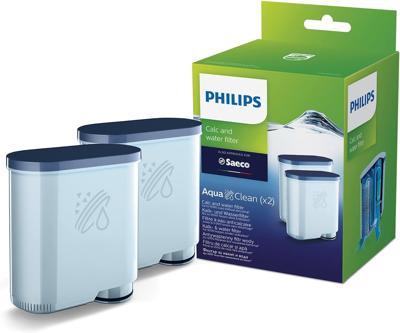Philips CA690322 su filtresi kireç, 2 adet