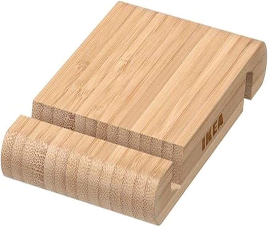 IKEA Bergenes Wooden Bamboo Mobile Phone and Tablet Holder Stand