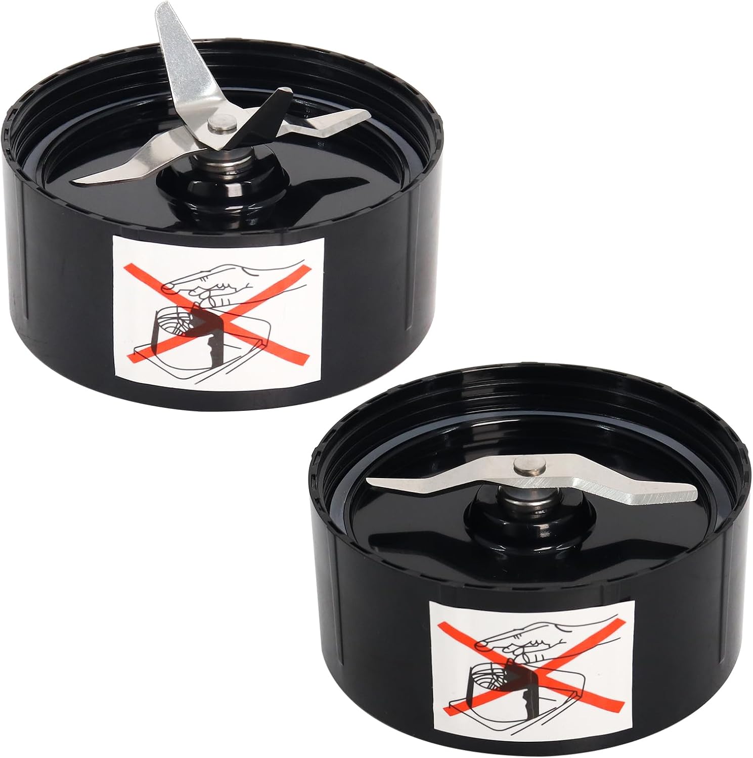 Replacement Blender Blades Compatible with Magic Bullet MB1001, Dual Cross  Flat Cutting Blades Set, Heavy-Duty Stainless Steel, Compatible with Magic Bullet Blender Cups Fits All Standard Lids