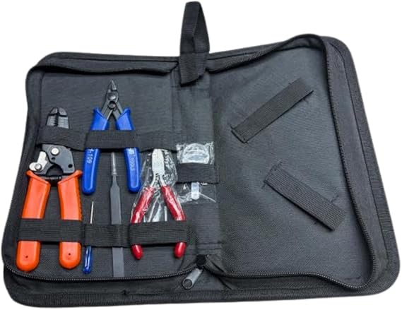 ProTechTrader Make:電子回路と修理用の電子ツールキット6個には、ワイヤーストリッパーとカッター、ロングノーズプライヤー、スクリュードライバー、ピンセットなどが含まれます。