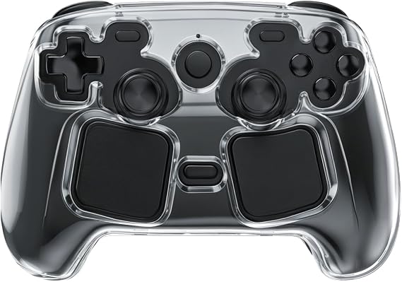 Steam Controller 2026用クリア保護ケース、クリスタルケースカバー、透明PCハードシェルオールラウンド保護/傷防止仕上げ&耐衝撃性