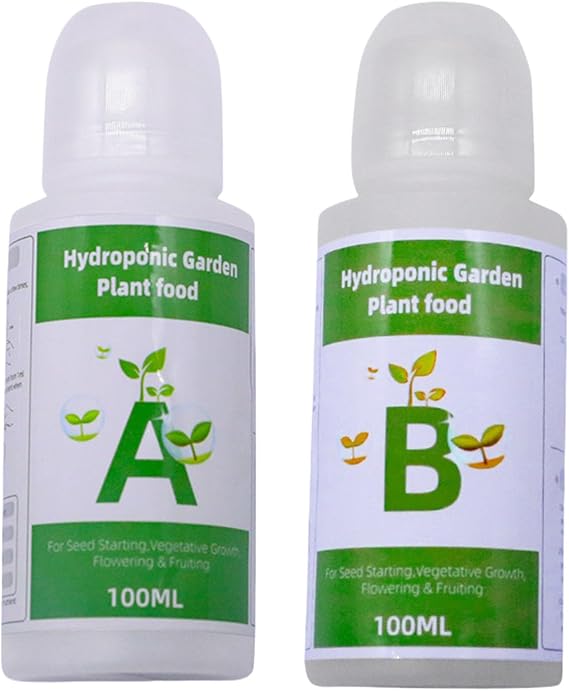 100ml Hydroponic Nutrients A&B Solution For Indoor Plant Growth And Vegetable Cultivation Liquid Plant Food
