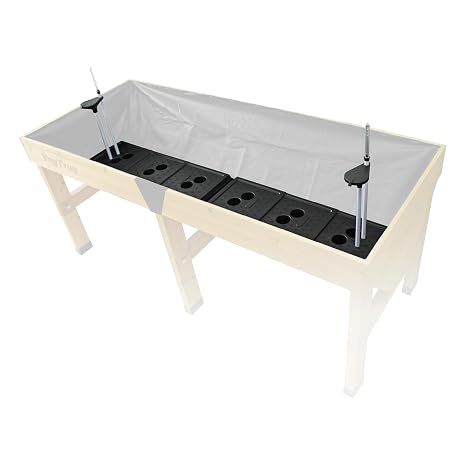 VegTrug Self Watering Kit for VegTrug Classic 1.8m, Black
