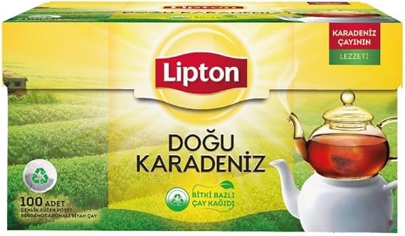 Lipton Demlik Poşet Çay Doğu Karadeniz 100'Lü 320 Gr