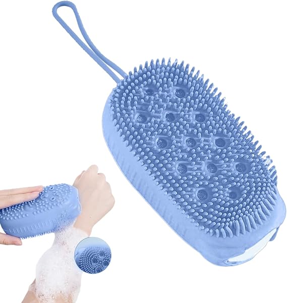 Silicone Body Scrubber Soft Double-Sided Cleaning Silicone