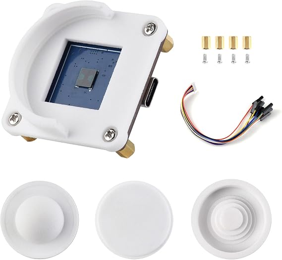 Waveshare A121 60GHz Mmwaveレーダー マイクロモーション検出モジュール パルスコヒーレントレーダーPCRテクノロジーに基づく、高精度の距離測定をサポート、ホルダー付き