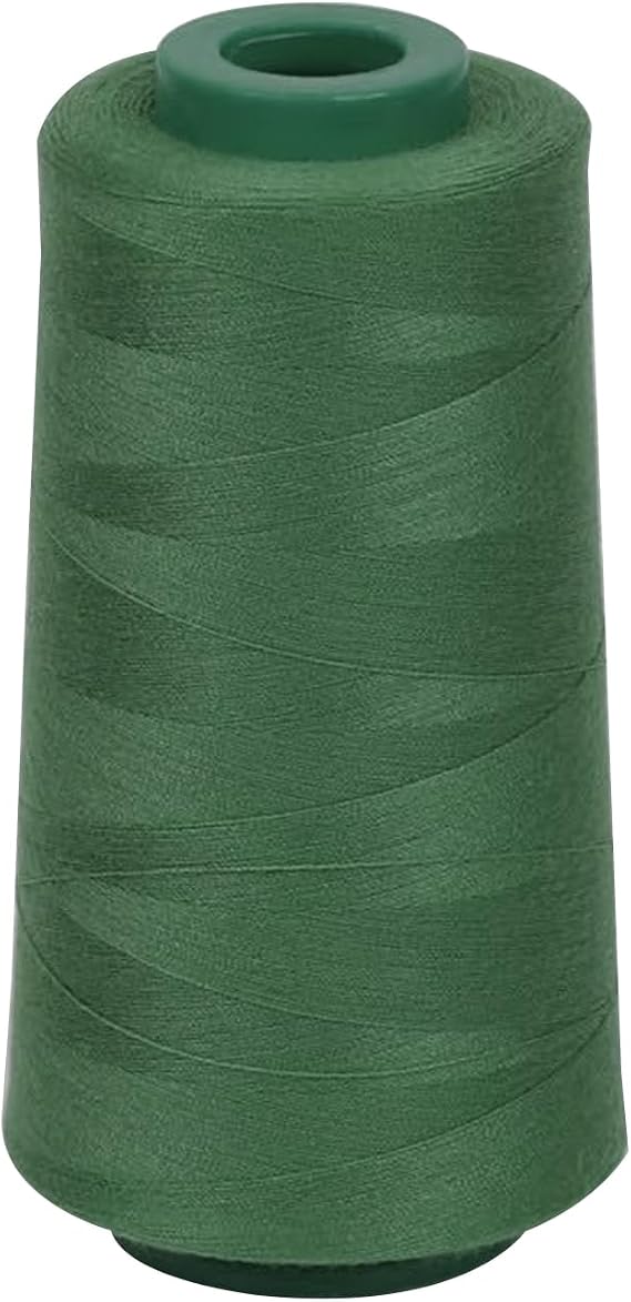 3000 Yard All Purpose Polyester Sewing Thread Polyester Embroidery Thread for Sewing Embroidery Projects, Dark Green