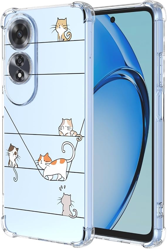 YUXING Transparent Case for Honor Magic 8 Pro / Magic8 Pro - Cute Cool Pattern Design Thin Protective Case Soft Clear TPU Shockproof Bumper Mobile Phone Case (Kitten)