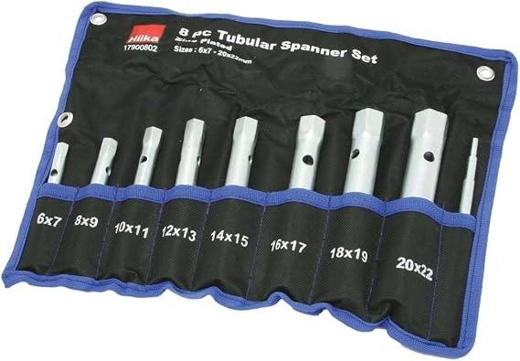 Hilka 17900802 Box Spanner Set Metric (8-Piece)