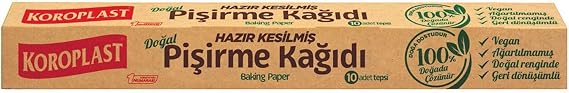 Koroplast Hazır Kesilmiş 10 Yaprak Pişirme Kağıdı