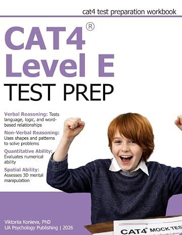 CAT4 Test Preparation Level E - CAT4 Practice Book - CAT4 Practice Test Year 8 (Age 12-13) (Enriched Edition)