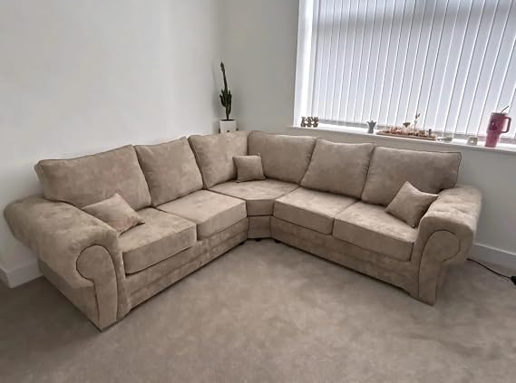 Verona Range Corner & 3+2 Sofas | Scatterback & Highback | Modern Comfortable 2 Seater, 3 Seater, 2C2 Corner, L Shape Sets for Living Room (2C2 Corner Highback)