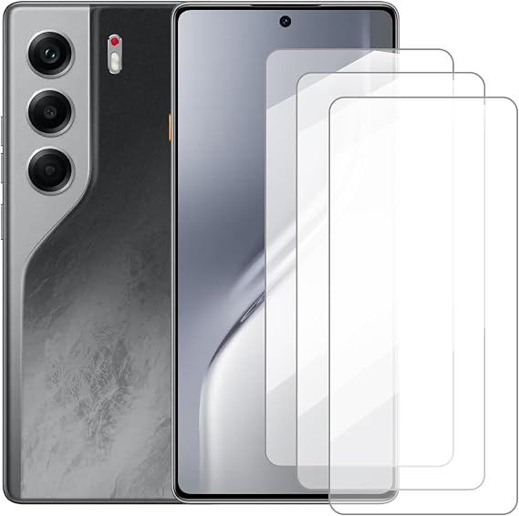 Screen Protector Compatible with Tecno Camon 40(6.78 Inch) [3 Pack] Glass Screen Protector Suitable for Tecno Camon 40, Tempered Glass Protective Film