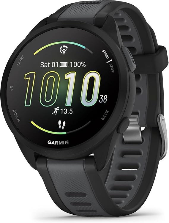 Garmin Forerunner 165, Siyah,Slate Gri