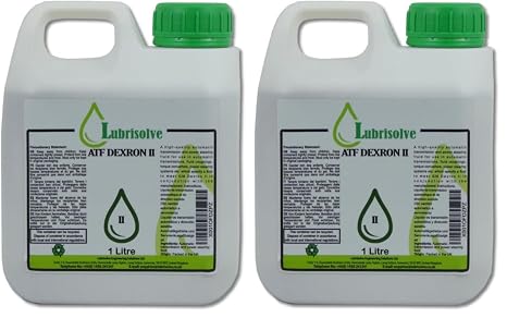 Lubrisolve ATF DEXRON II Automatic Transmission and Power Steering Fluid 1 litre (Pack of 2)
