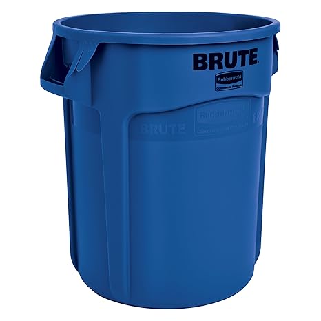 Rubbermaid FG262000BLUE-001 Brute Container with Venting Channels, 75.7 L, Blue