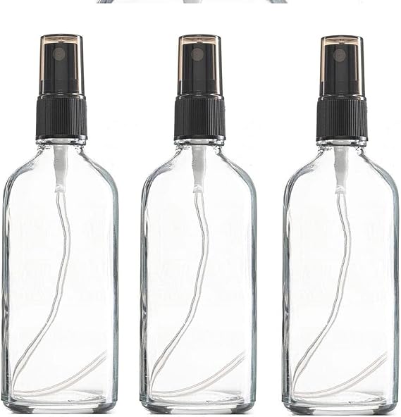 Paradise 3 Adet 50 Ml Cam Yeniden Doldurulabilir Sprey Kolonya Boş Parfüm Şişesi