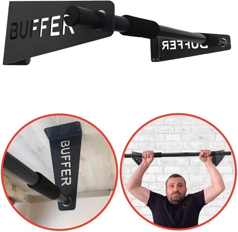 Buffer Barfiks Demiri Süngerli Barfiks Aleti Antrasit Gri, BFFR02
