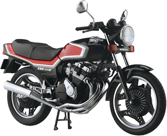 Aoshima 1/12 Completed Model Bike Honda CBX400F Black/Candy Ala Moana Red