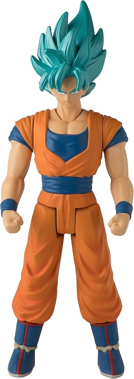 Bandai - Dragon Ball Super - Dev Figür Limit Breaker 30 cm - Super Saiyan Goku Blue - Resmi Lisanslı - Büyük Eklem Figürü Goku - 36731