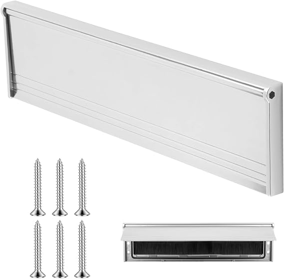 Internal Letterbox Draught Excluder, Metal Letter Box Flap Cover