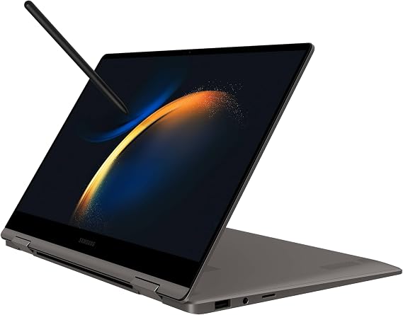 Samsung Galaxy Book3 (360) Laptop with S Pen| 13.3 Inch FHD AMOLED Touch Display | Intel Core i7 | 16 GB RAM | 512 GB SSD | Windows 11 | Aluminium Graphite| Works with Galaxy Phone & Tab