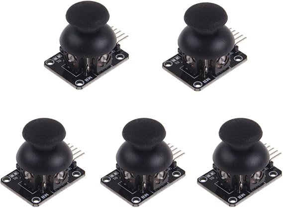 5PCS PS2 Joystick Game Controller XY Dual-axis Joystick Breakout Module for Arduino