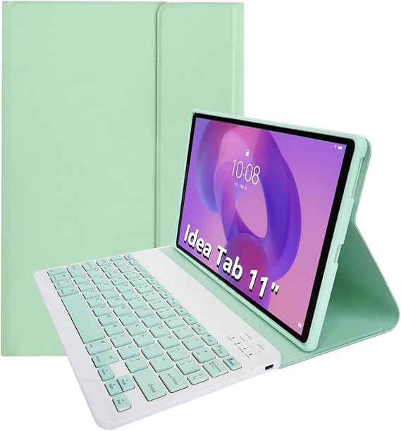 Keyboard Case for Lenovo Idea Tab 11/Tab M11/K11,Light green