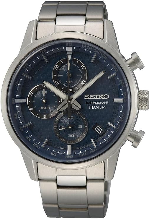 Seiko Erkek Saati Kuvars Titanyum Paslanmaz Çelik Bantlı