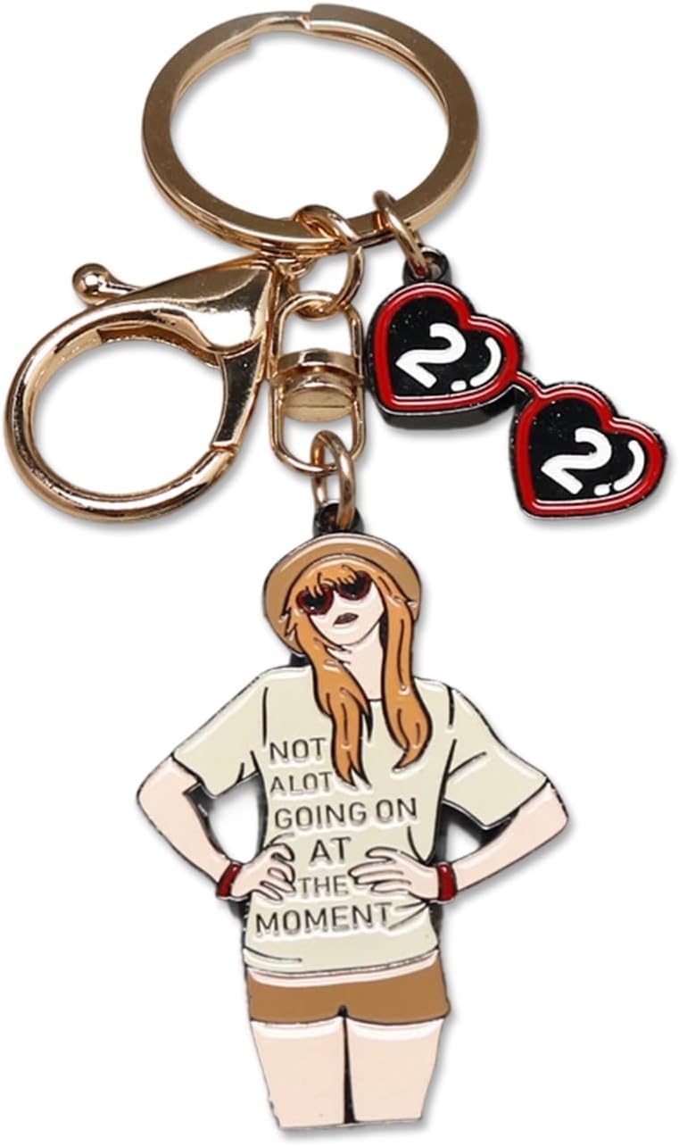 Taylor Keychain, Alloy Music Keyring Backpack Accessories, Fashion Music Lover Keychain Gifts for Fans Girls Boys Adults