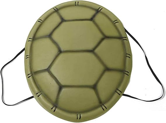 Turtle Shell Costume Cute Halloween Cosplay Props with Elastic Belt
