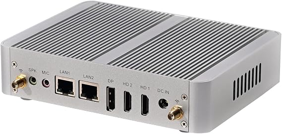 Fanless Mini PC, Desktop Computer, HTPC, Kodi Box, 95 Alder Lake-N, Windows 11 Pro/Linux Ubuntu, BM34, AC WiFi, BT, 8 x USB, 2 x LAN, DP, 2 x HDMI, 8G RAM 512G SSD