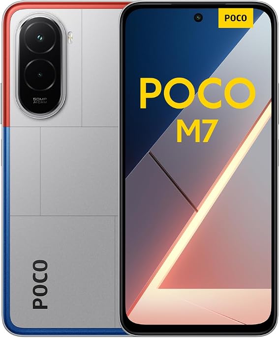 XIAOMI POCO M7 Smartphone 6+128GB Sliver 7000mAh 6.9" FHD+ 144Hz Display