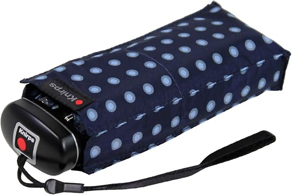 Knirps Travel Pocket Umbrella Blue dots