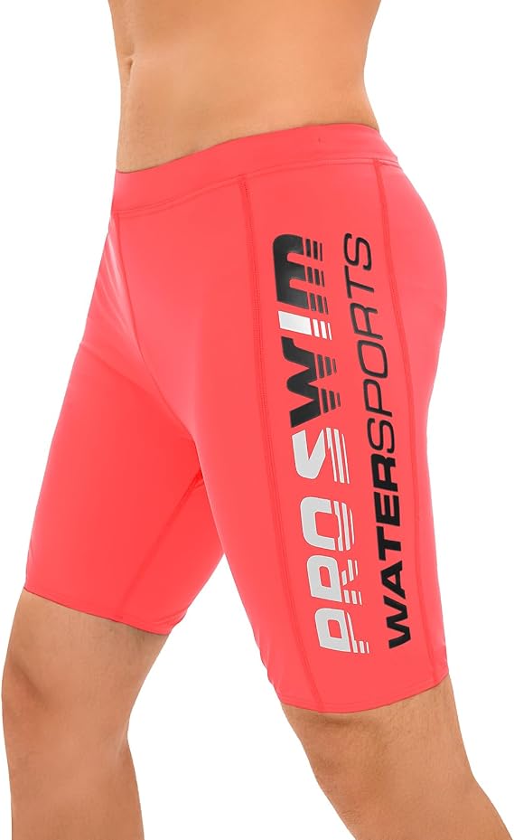 Veranobreeze Men's Swim Jammers Endurance Long Racing Training Swimsuit