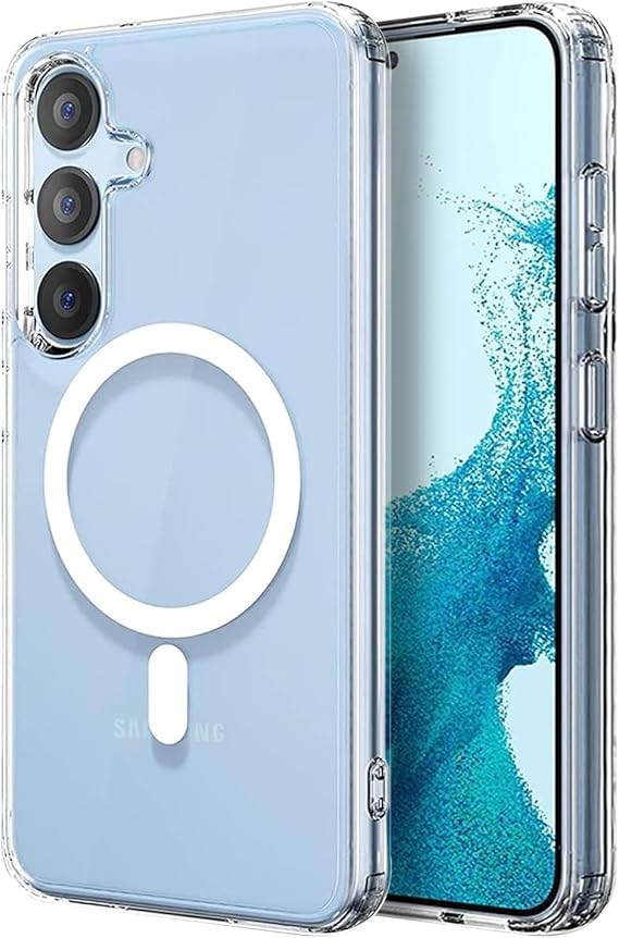 Microsonic Samsung Galaxy S24 için Kılıf MagSafe Clear Soft Şeffaf [Galaxy S24 ile Uyumlu Kılıf - Şeffaf]