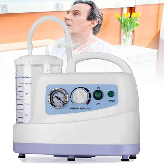 Electric Sputum Suction Machine, Portable Automatic Phlegm Suction Unit, Mucus Secretion Suction Machine, For Excess Sputum Removal