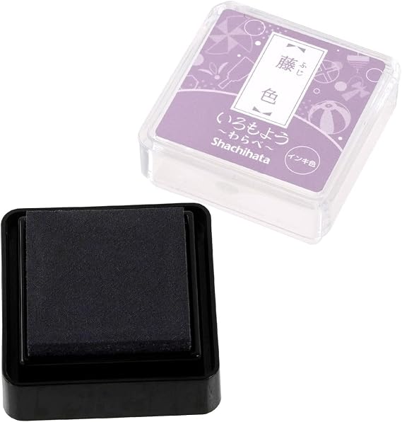 Shachihata Stamp Pad, Iromoyo, Warabe, Wisteria Color Fujiiro HAC-S1-PV