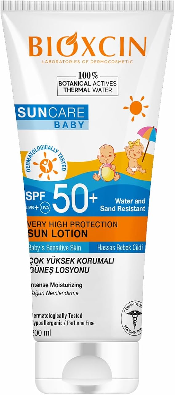 Bioxcin Hassas Ciltler İçin Çok Yüksek Korumalı Mineral Güneş Kremi Bebek 50 SPF 100 ml