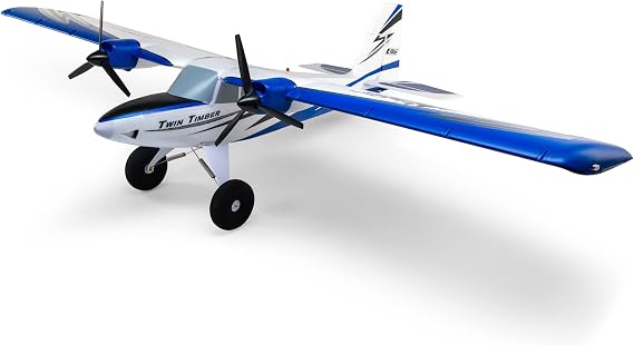 E-Flite Twin Timber 1.6m BNF Basic with AS3X and Safe Select