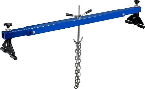 WilTec Engine Support Beam 300 kg Capacity Adjustable Support Bar Car for Precise Engine Positioning Vehicle Engine Lifting Hoist Gearbox
