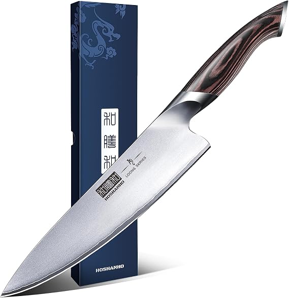 HOSHANHO 20cm Kitchen Knife, Professional Chef Knife