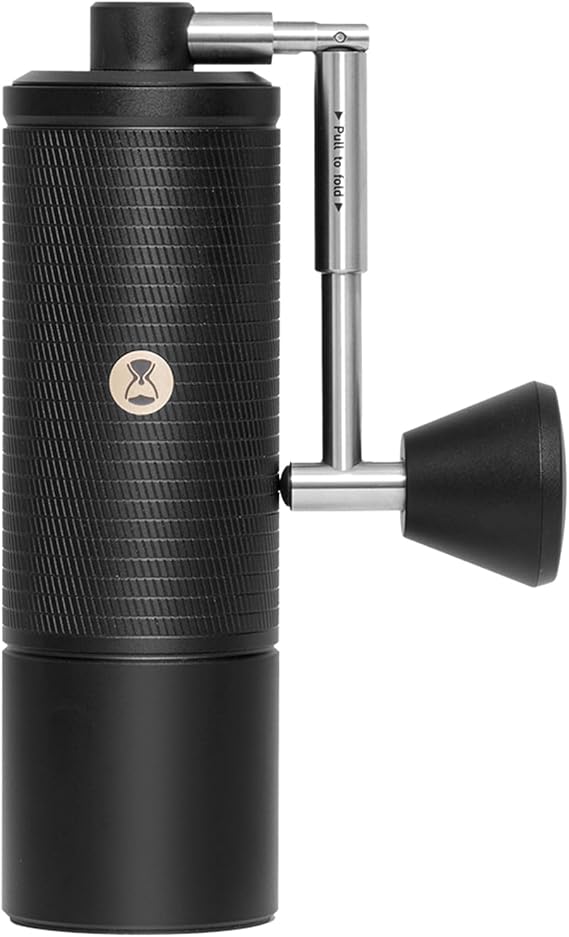 TIMEMORE C5 PRO Manual Coffee Grinder with S2C-042-III Conical Burr, 0.031mm Precision Adjustment,Double Bearing Positioning All-Metal Portable Hand Coffee Grinder for Espresso/French Press/Pour Over