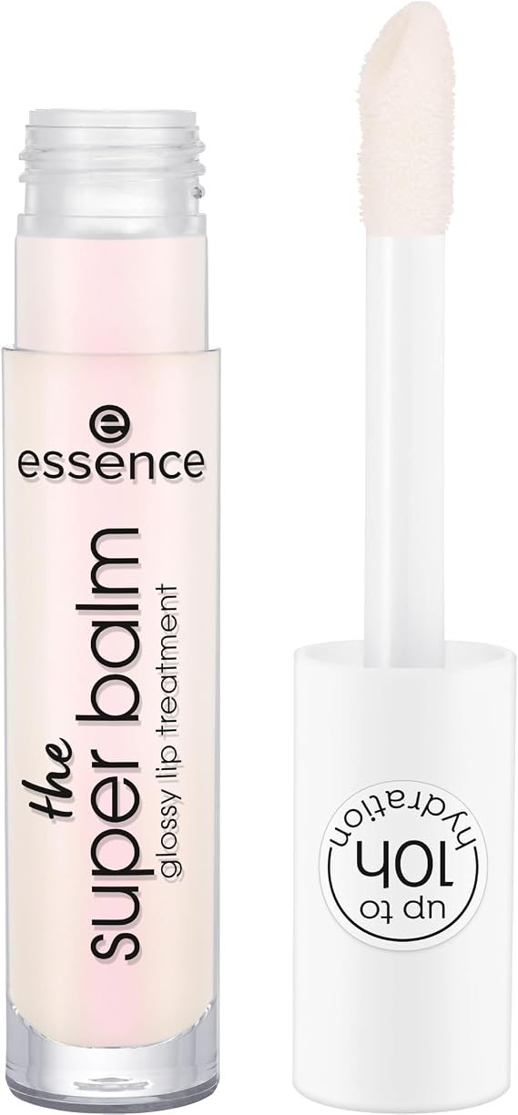 Essence Lip Gloss Super Balm, Moisturise/Moisturize, Smooth, Care, Natural, Glossy (5 ml)