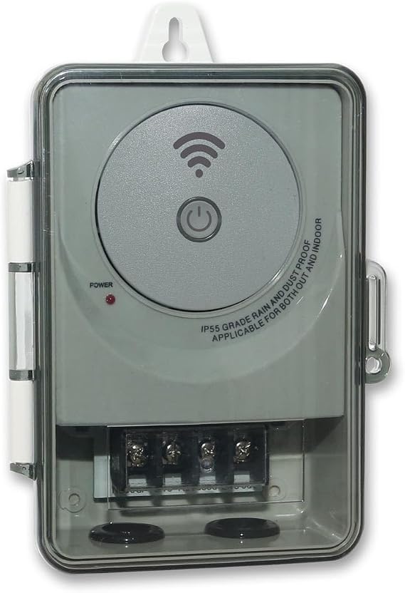 Heavy Duty Timer Switch 30A 6500w IP55 water resistant (Smart Wifi)