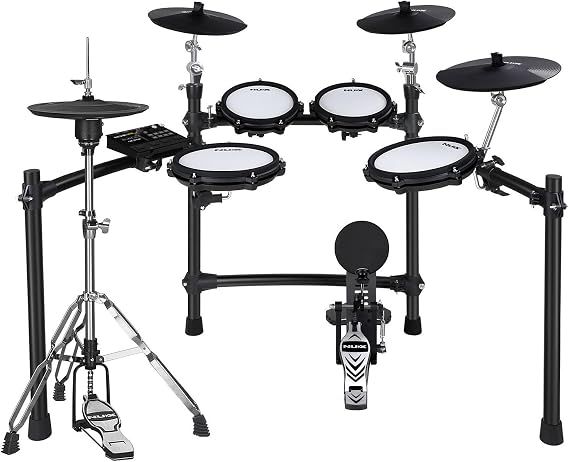 NU-X | DM-310H Digital Drum Kit | Mesh Electronic Drum Set with Bluetooth, MIDI, Recording & Practice Features for Beginners and Professional Drummers